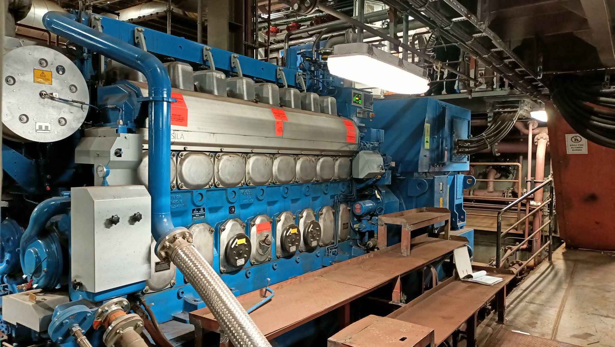 Filter Cleaning, Valve Timing and Start-Up / Wartsila W12V34DF / Vessel MARSHAL ROKOSSOVSKY / TORLAK Shipping